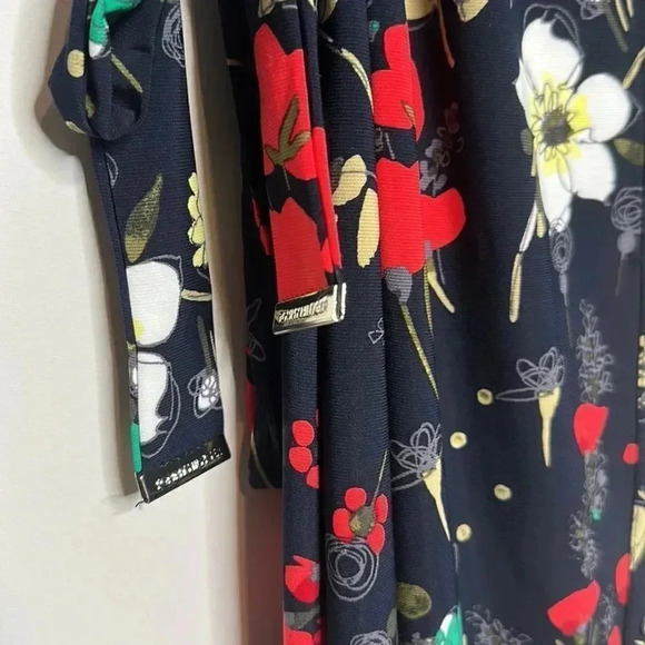 Tommy Hilfiger Blue Floral Sleeveless Button Down Dress - Picture 10 of 15